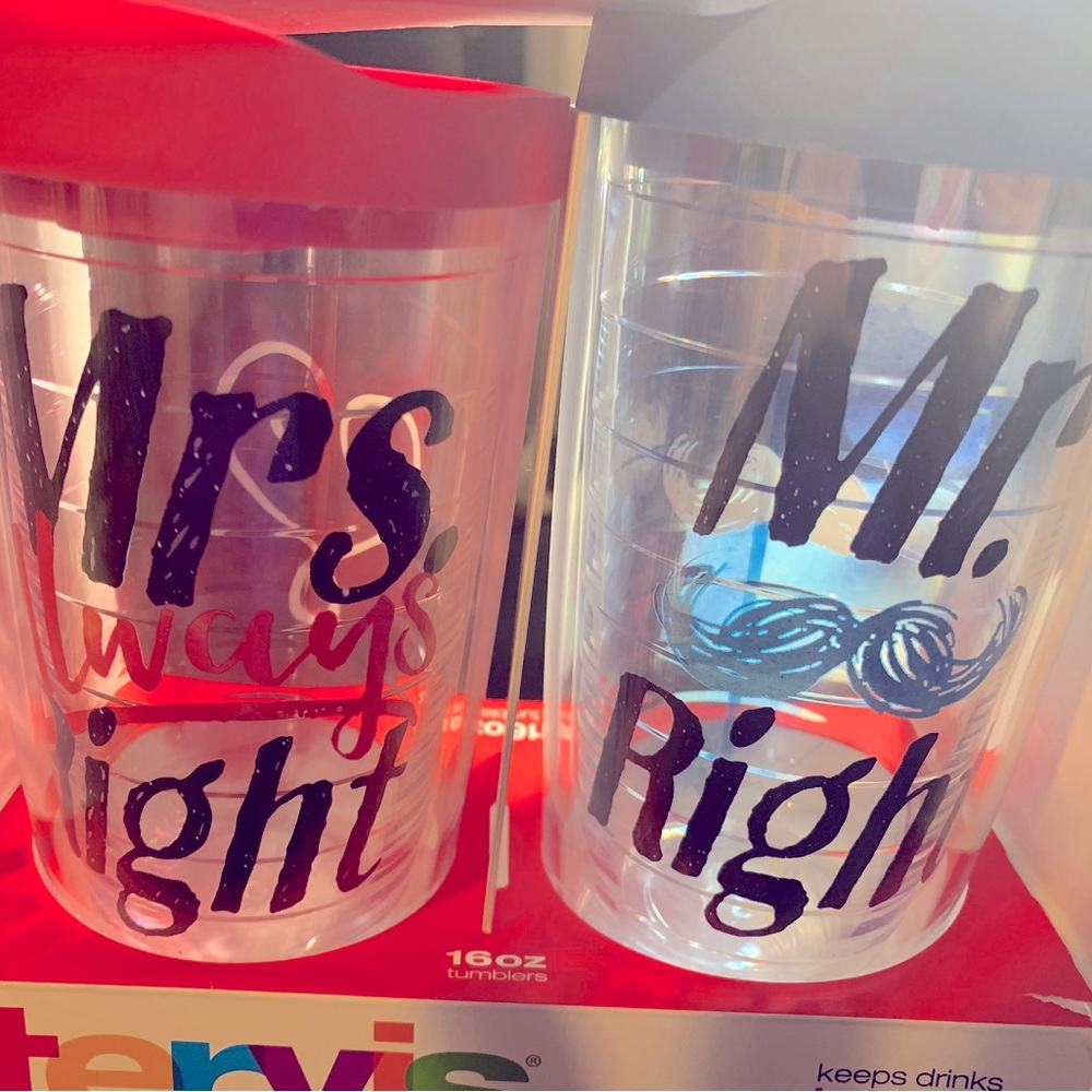 Brand New 2 Pack Tervis Cups